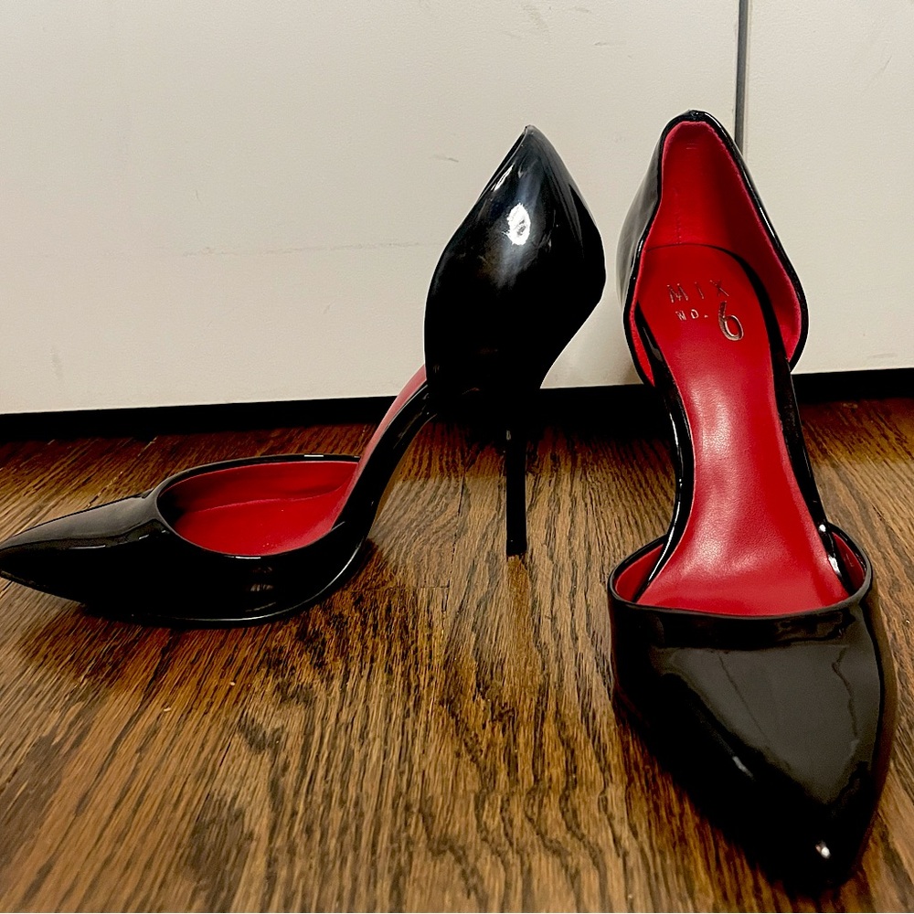 Elegant Mix No. 6 Black Stiletto Heels